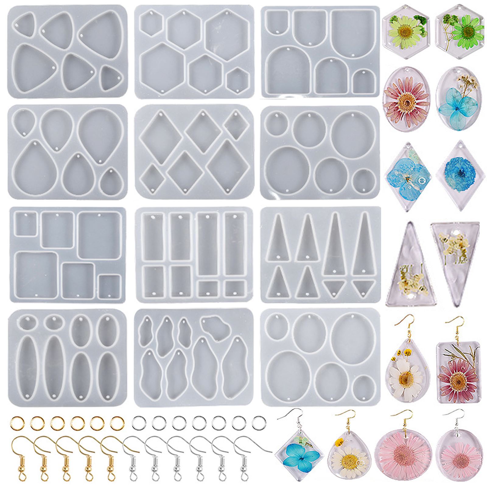 Serving Tray Mold - Geometrische Ohrring Anhänger Silikon Form Für