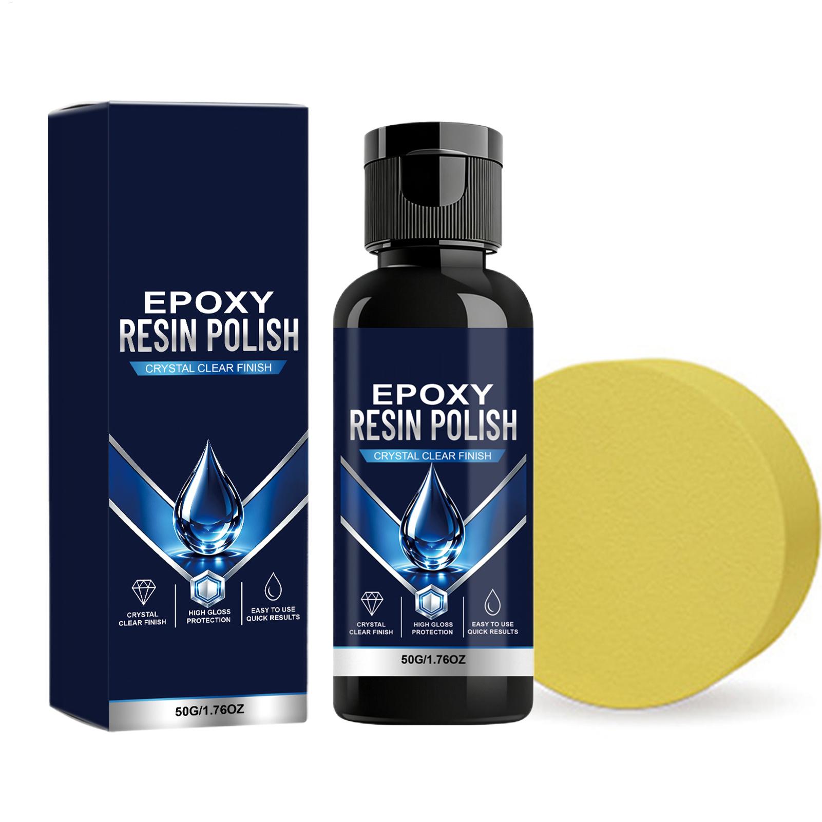 Resin Craft Workshop - 50G Epoxidharz-Polier-Set, Kratzerentferner & Glanzrestaurator für