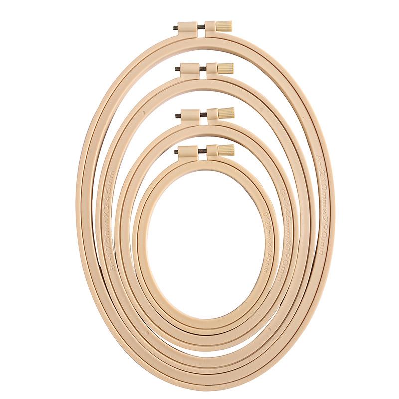 Wood Ring Blank - Nachahmung Bambus Kunststoff ovale Holz farbe