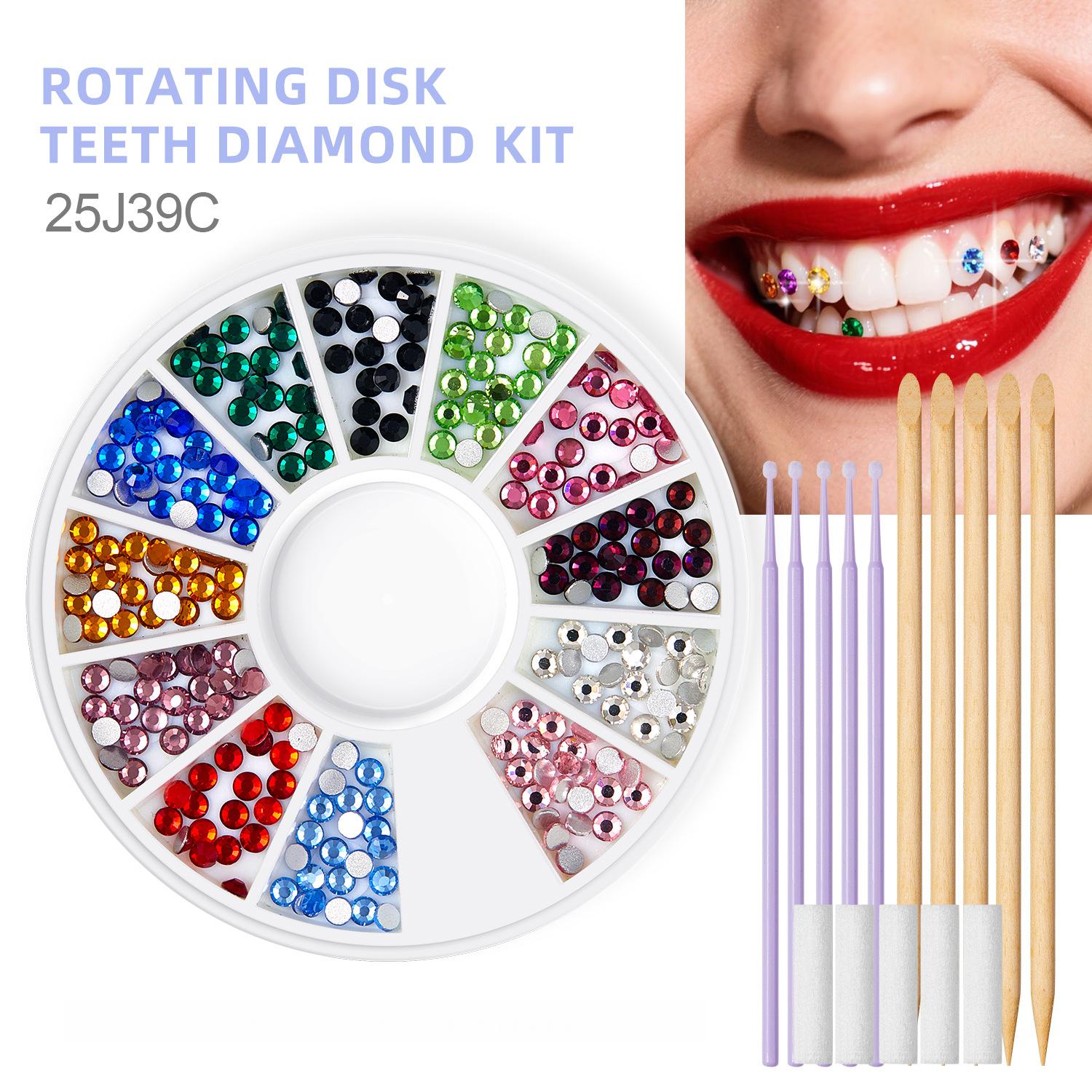 Resin Jewelry Kit - DIY Zahnschmuck-Set Schmucksteine-Kit Kristalle Diamanten Dekoration