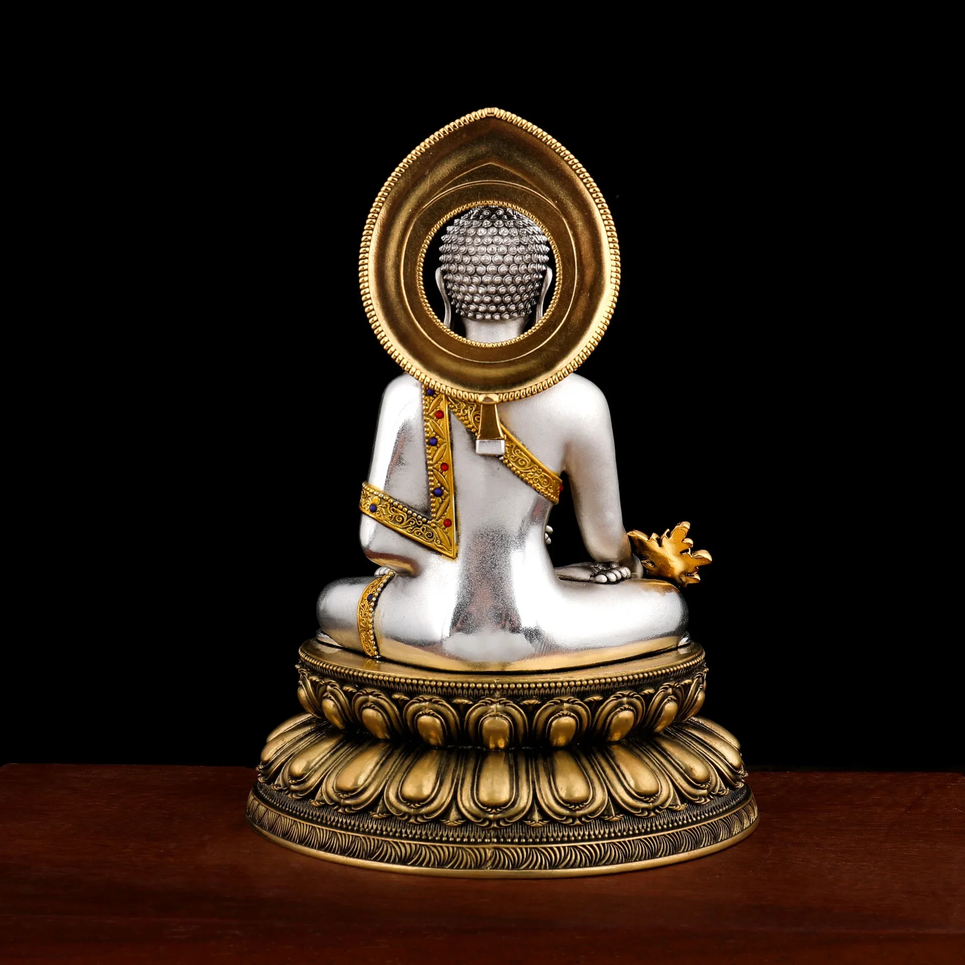 Resin Craft Supplies - TQH-i7.7 Medizin-Buddha Heim-Denkmal Ornamente Handwerk Tragbare