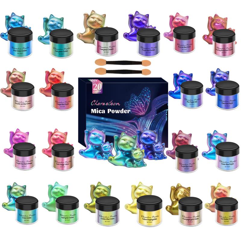 Resin Pigment Set - 10/20 Farben Set Harz Farbwechsel Pigment