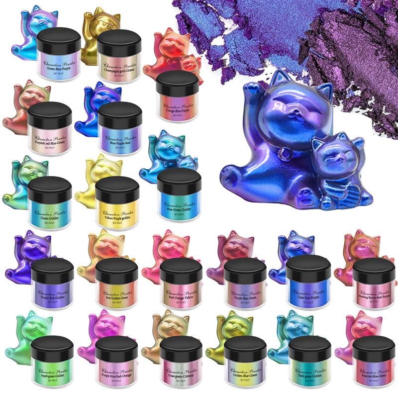 Resin Pigment Set - 3g Spiegel Chamäleons Harz Pigment Glitter