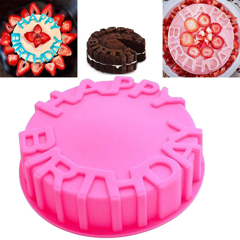 Coaster Mold Round - Runde Silikon-Backform für Mousse zum Geburtstag,