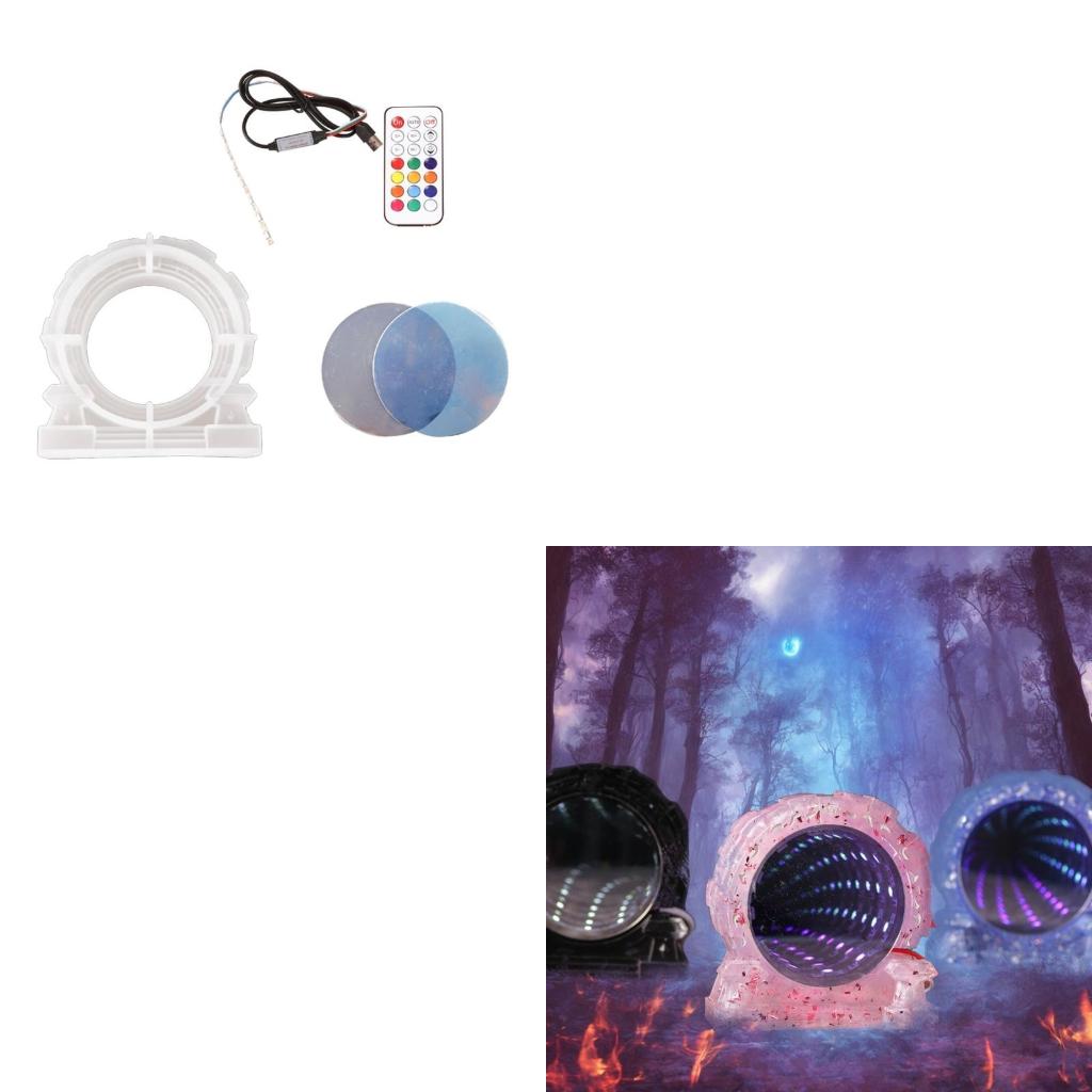 Resin Craft Genshin - Abyssal Mirror Silikongussform für DIY-Dekorationen Genshin
