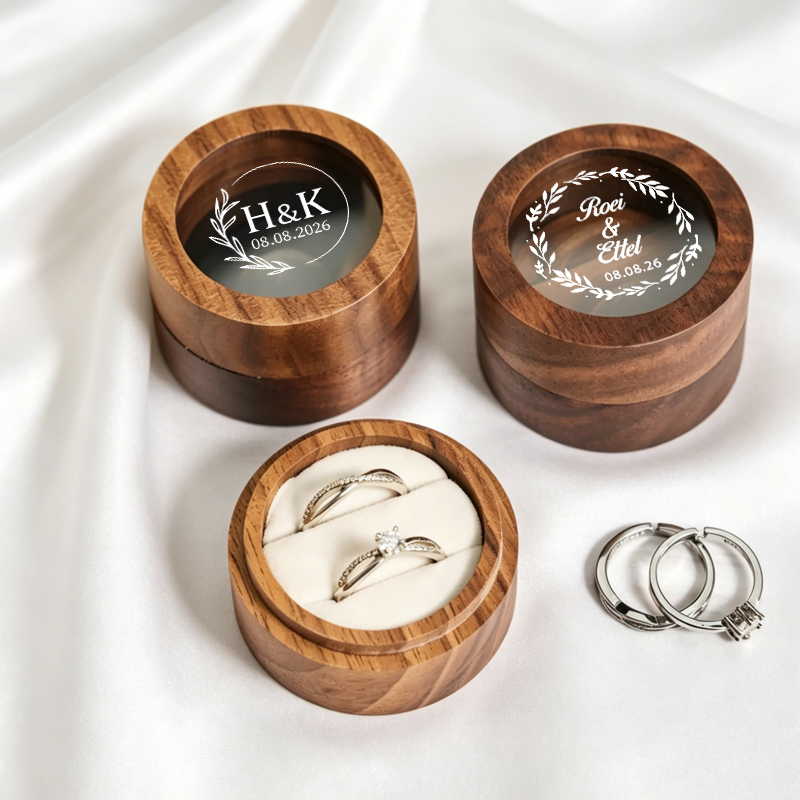 Personalisierte Hochzeits-Ring – Wood Ring Blank Bewertung und Preis