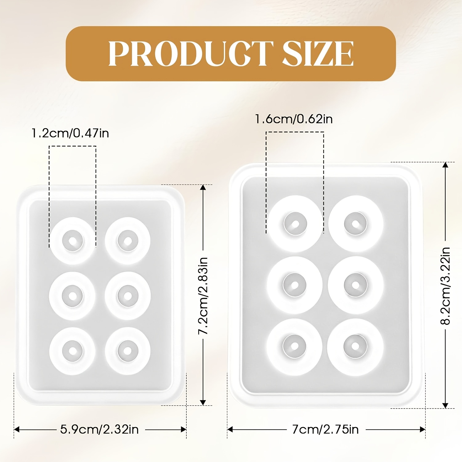 Zwei perforierte kugelförmige  – Resin Jewelry Kit Bewertung und Preis