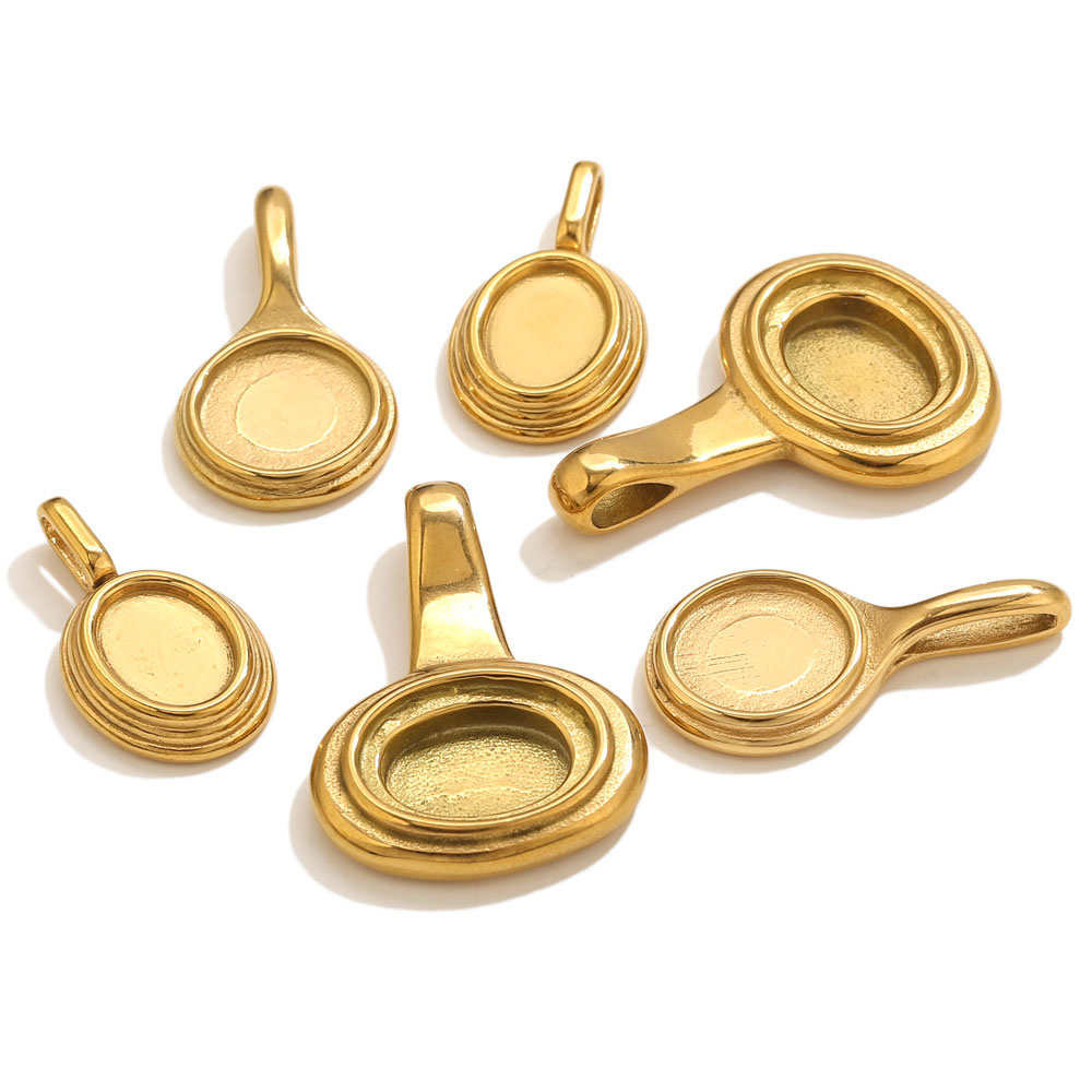 5 Stück Edelstahl Runde ovale  – Resin Craft Supplies Bewertung und Preis