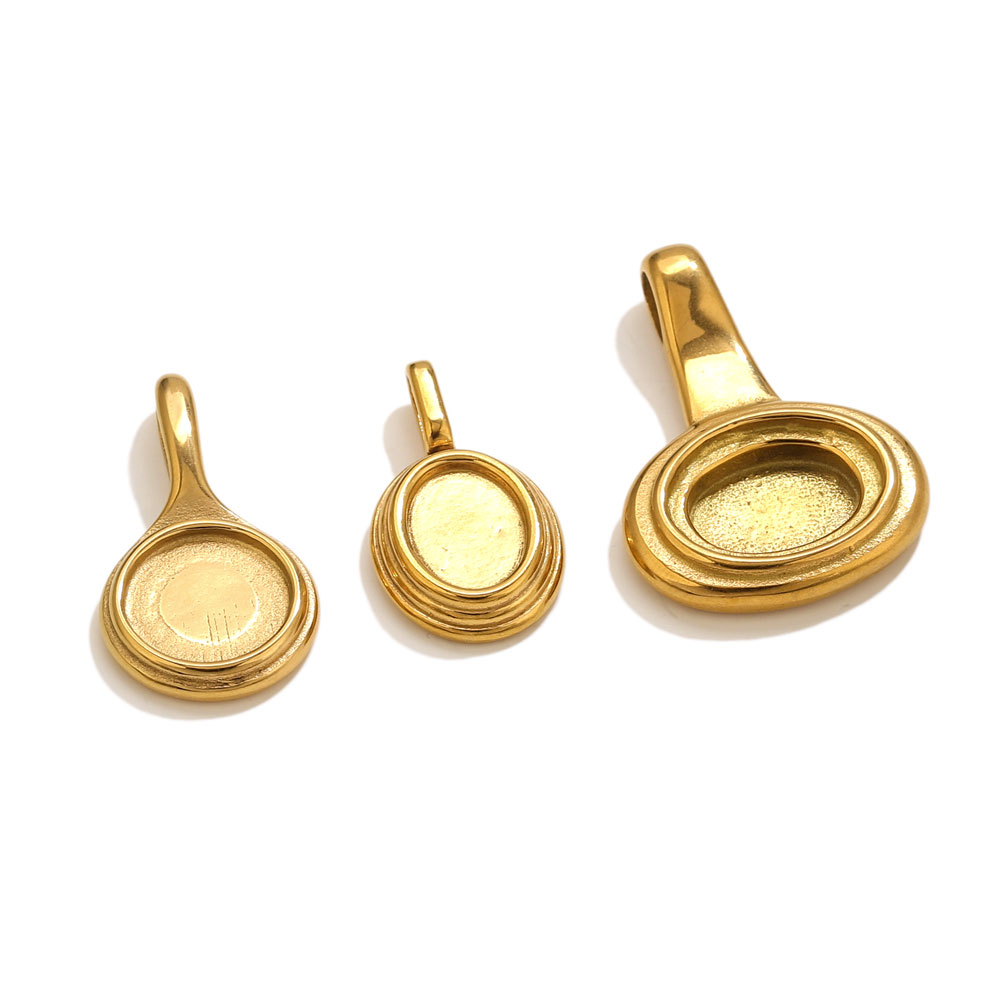 5 Stück Edelstahl Runde ovale  – Resin Craft Supplies Bewertung und Preis