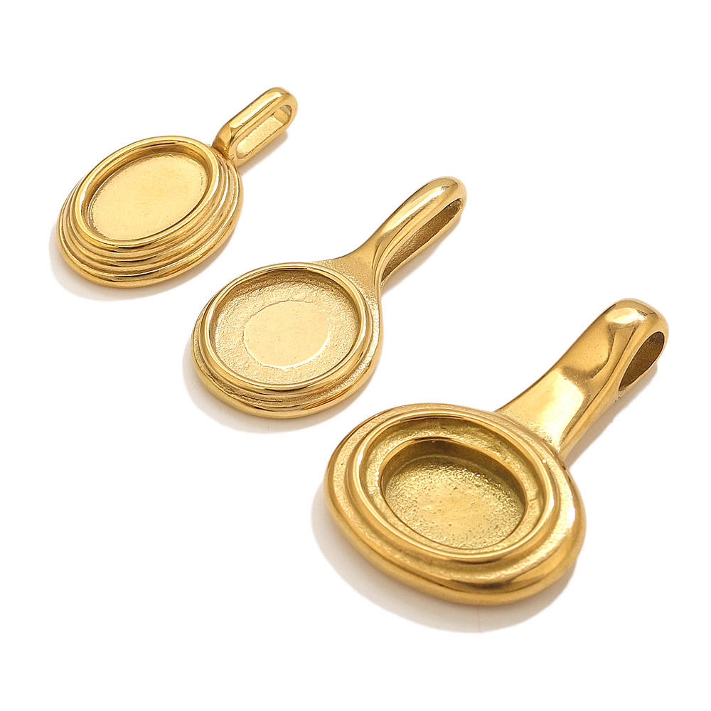 5 Stück Edelstahl Runde ovale  – Resin Craft Supplies Bewertung und Preis
