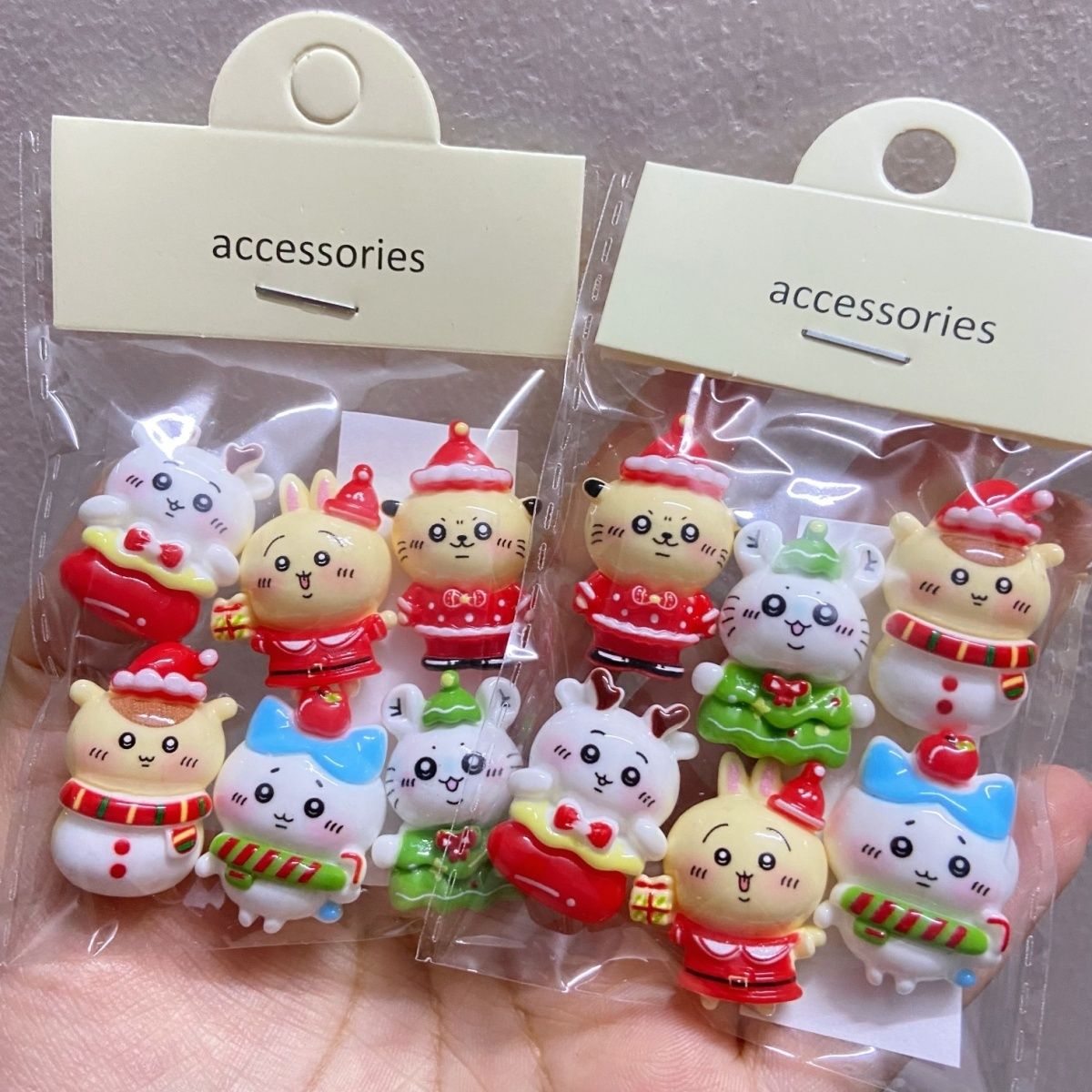 Weihnachten Einfarbige Chiikaw – Resin Craft Supplies Bewertung und Preis