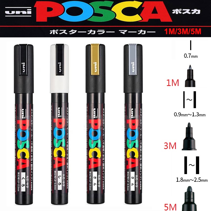 1/2 stücke Uni Poscas Acryl Ma – Copic Marker Sketch Bewertung und Preis