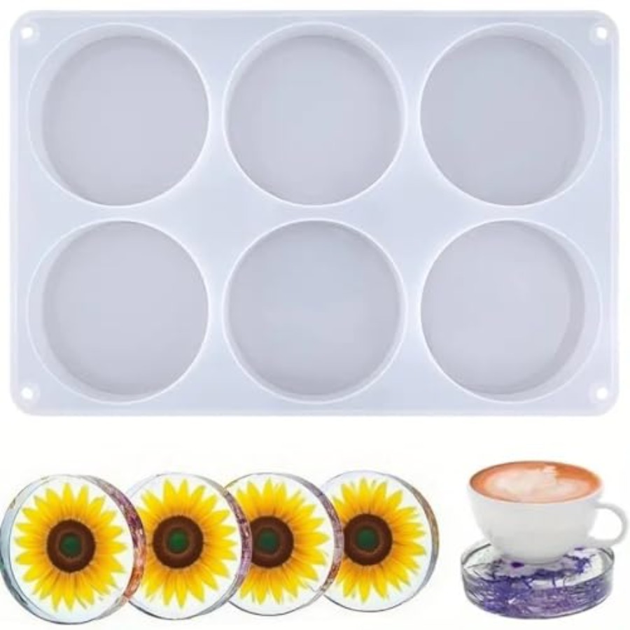 6-fach tiefe runde Untersetzer – Coaster Mold Round Bewertung und Preis