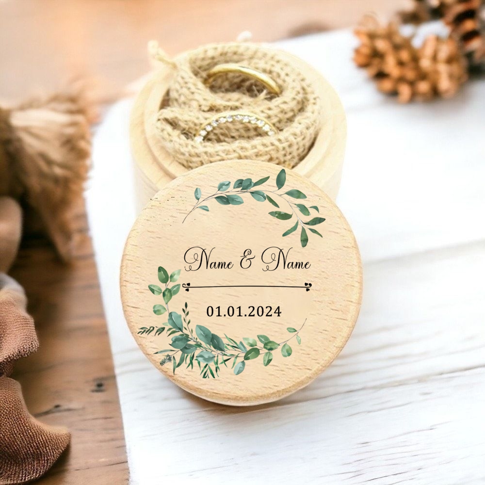 Personalisierte Eheringbox mit – Wood Ring Blank Bewertung und Preis