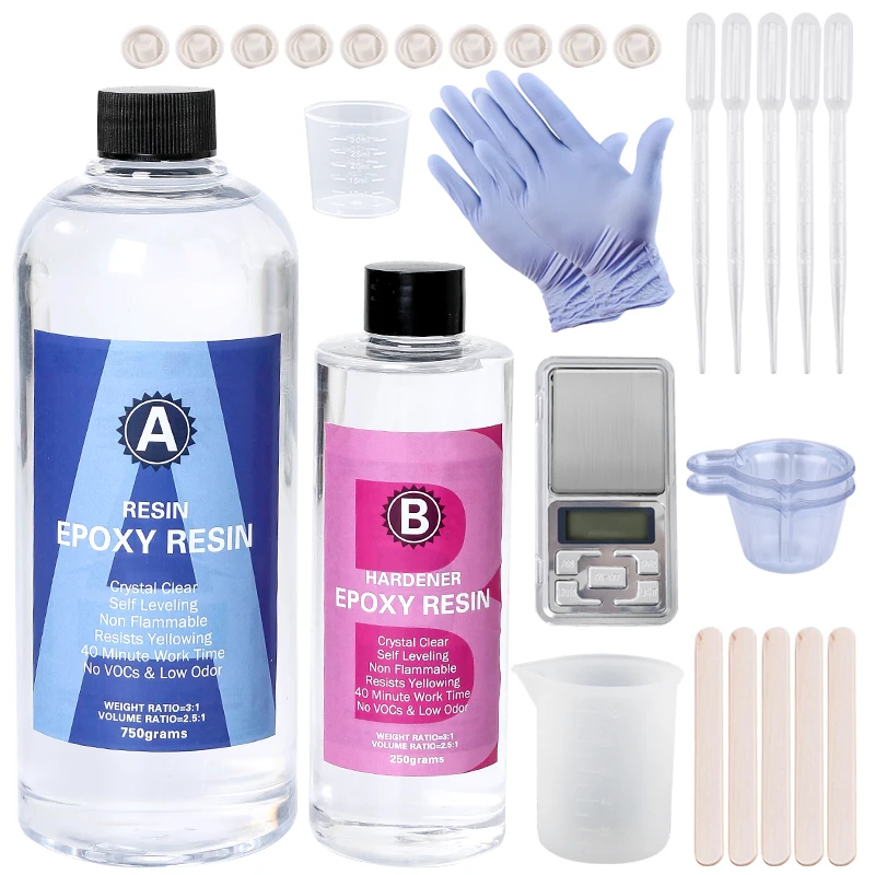 Epoxidharz-Set, kristallklar,  – Mixing Cup Silicone Bewertung und Preis