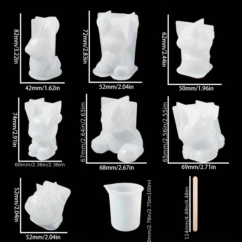 19-teiliges Harz-Gießformen-Se – Resin Jewelry Kit Bewertung und Preis