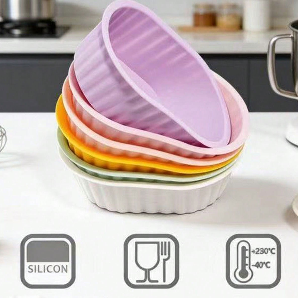 Silikon-Dessert-Cupcake-Form,  – Mixing Cup Silicone Bewertung und Preis