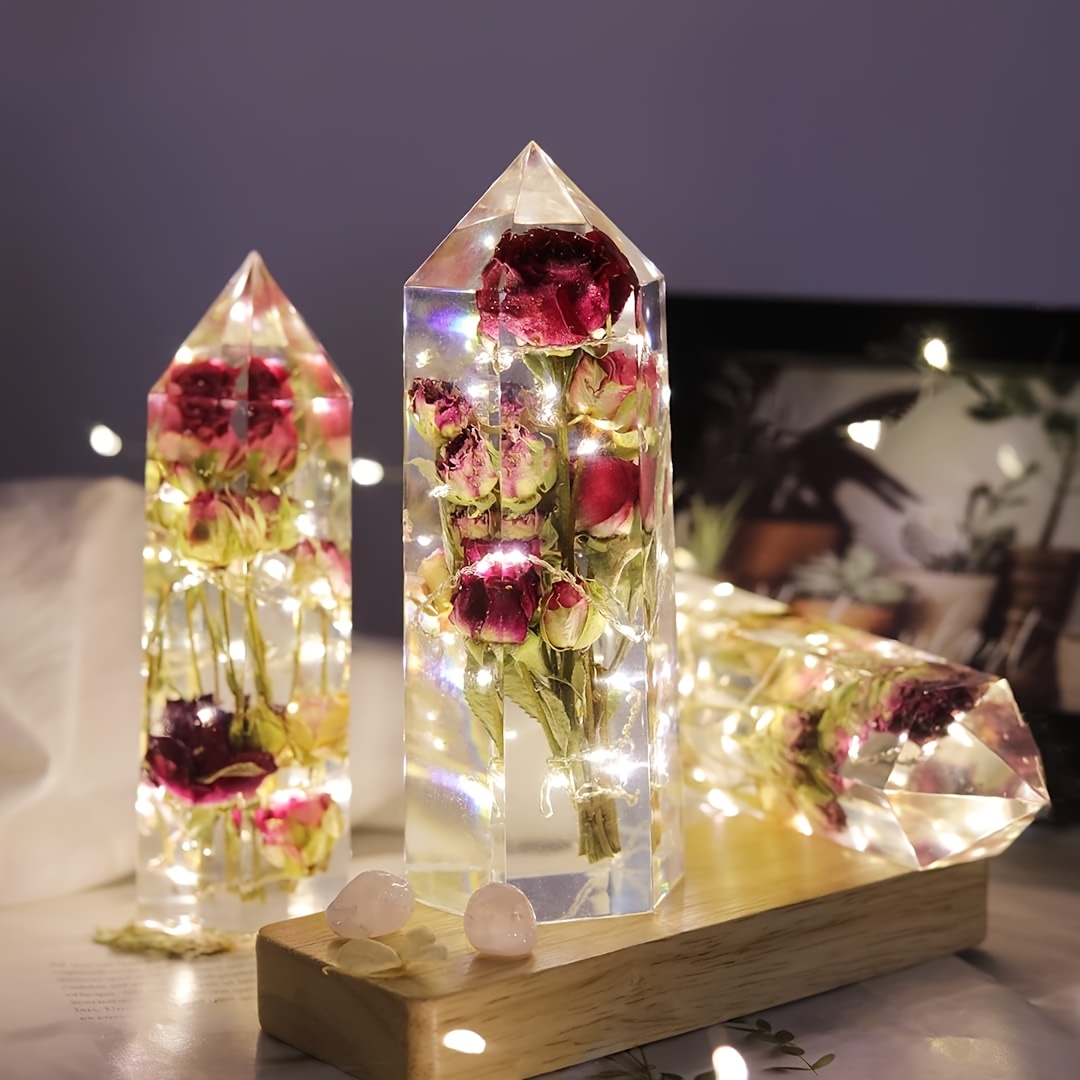 1 Stück Kristallturm-Harz-Sili – Flower Preservation Resin Bewertung und Preis