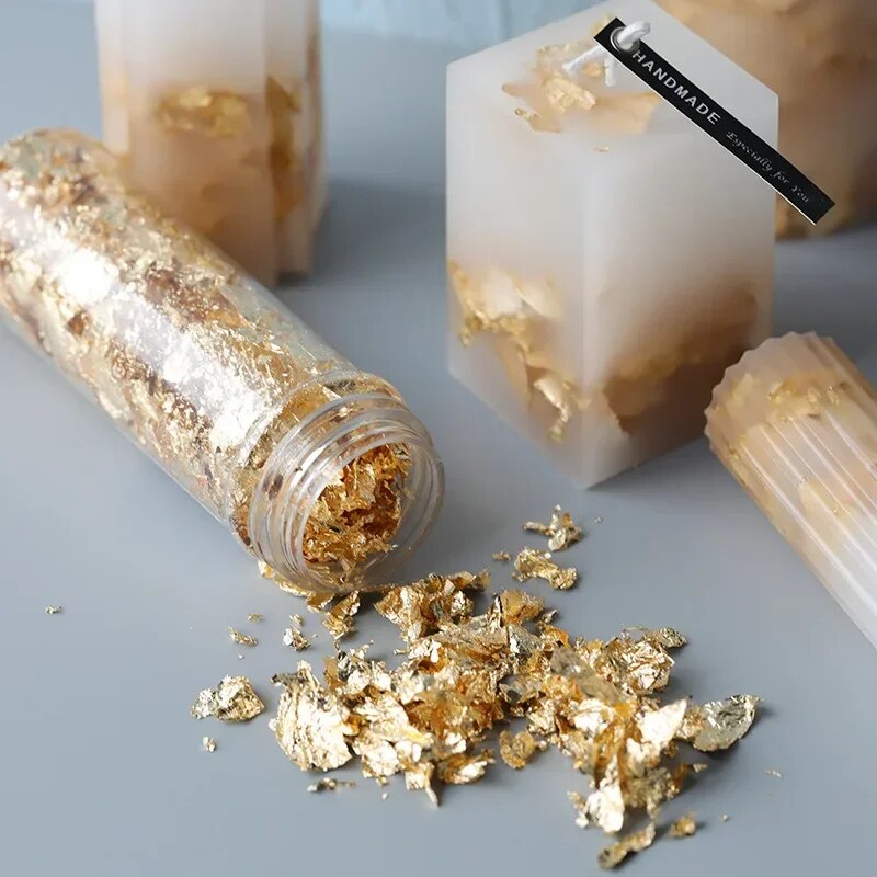 2g/1g Metallfolie flocken Gold – Gold Foil Flakes Bewertung und Preis