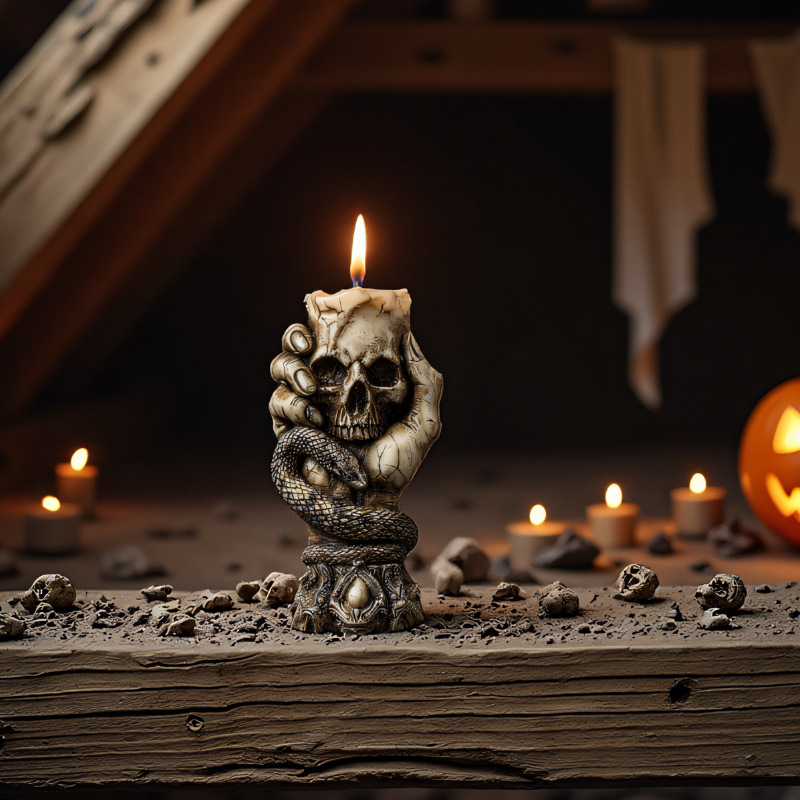 Halloween Schädel Aroma Kerze  – Resin Craft Workshop Bewertung und Preis