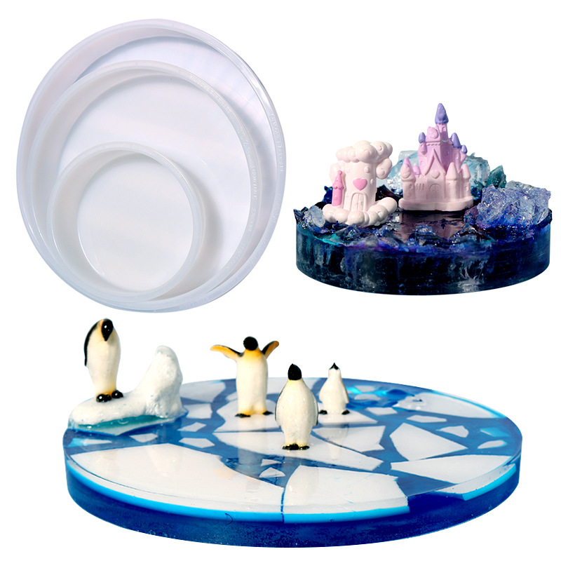 Große Runde Tablett UV Harz Fo – Coaster Mold Round Bewertung und Preis