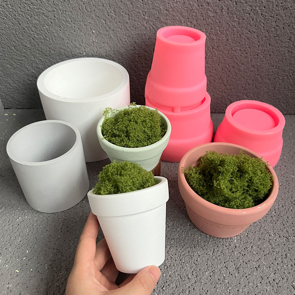 Große Beton Blumentopf Silikon – Coaster Mold Round Bewertung und Preis