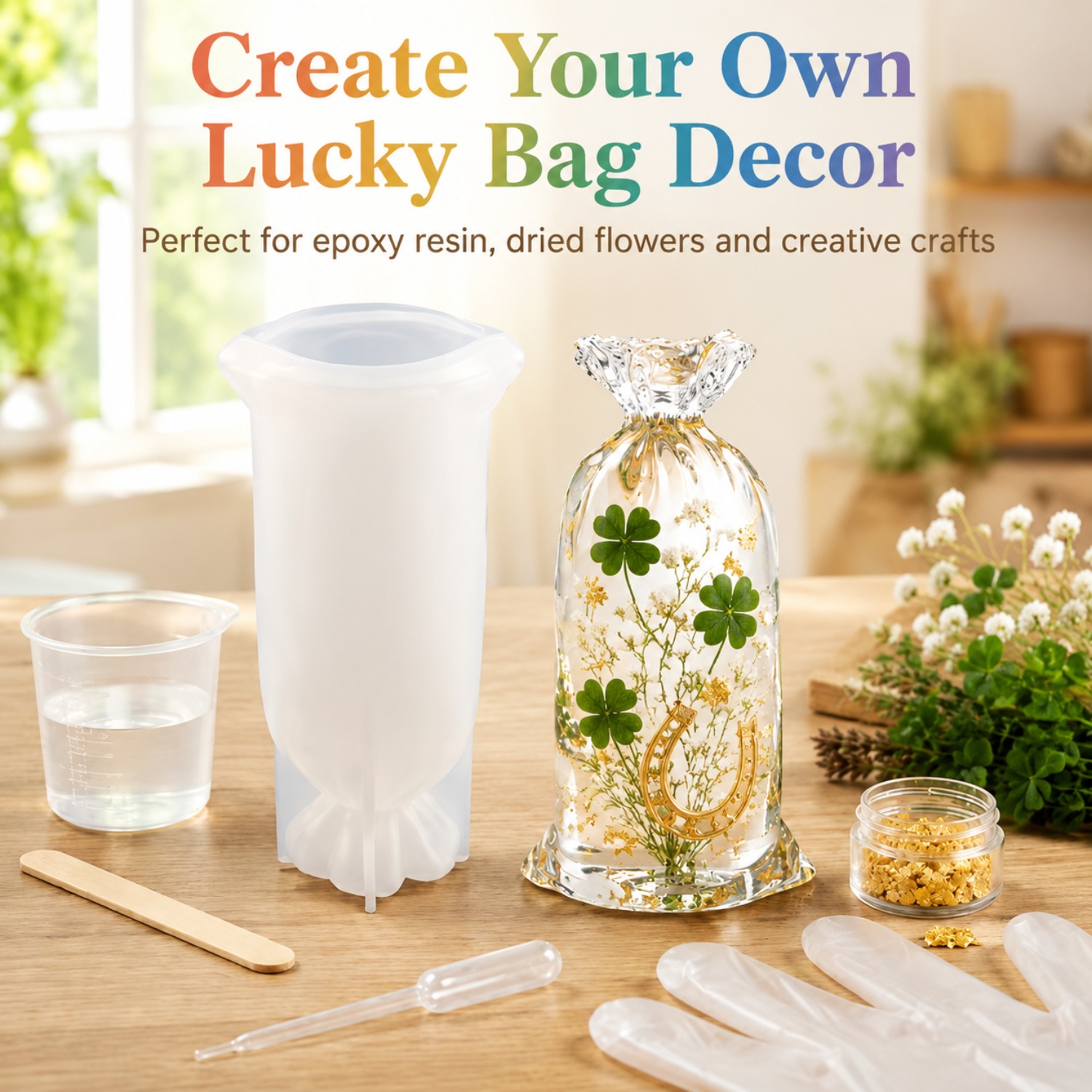 Lucky Bag Harz-Silikonformen,  – Flower Preservation Resin Bewertung und Preis